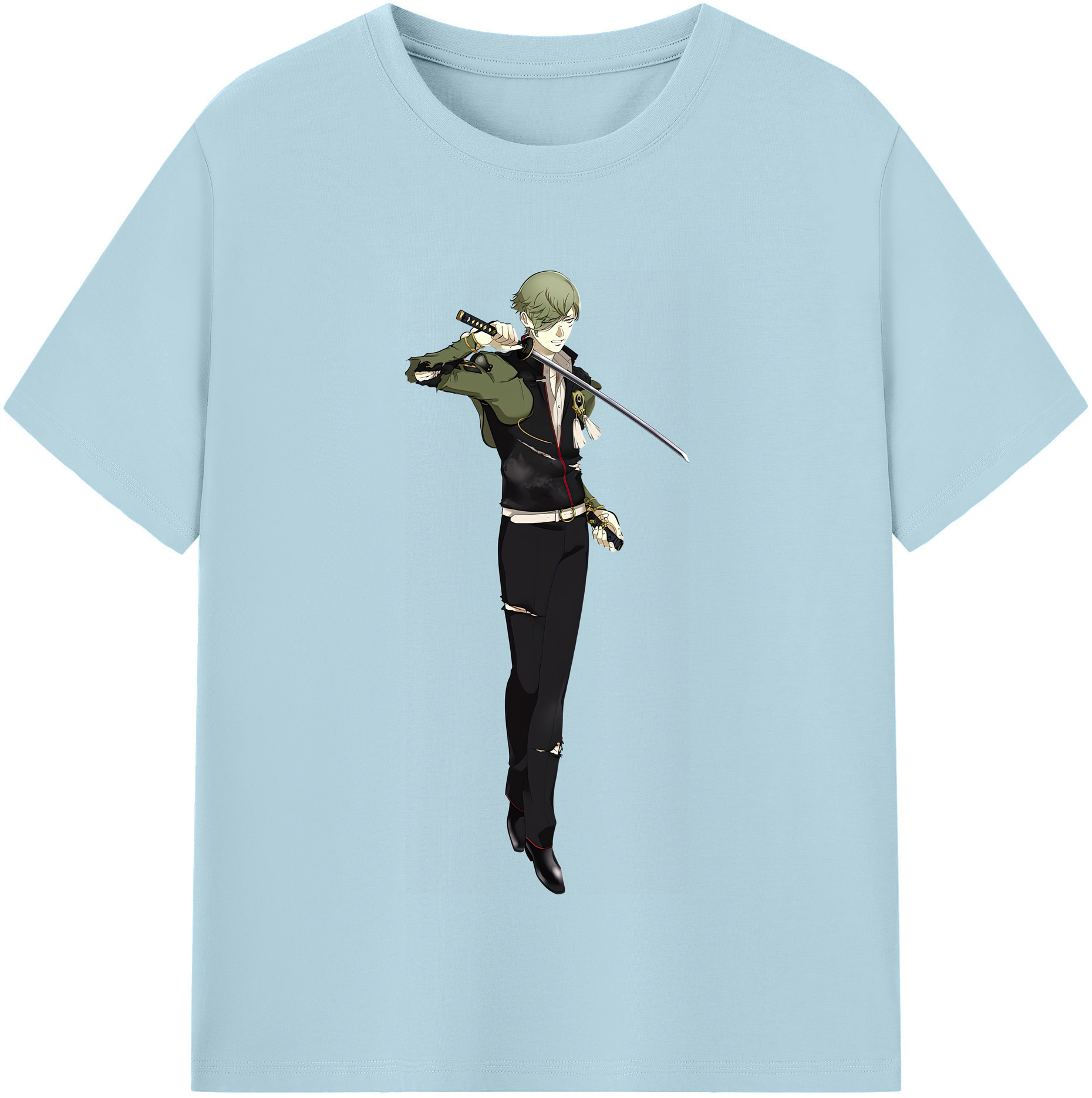（画像用） 刀剣乱舞 Touken Ranbu 綿100％半袖Tシャツ（フロントプリント）